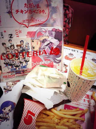 Illustration for article titled Tokyo Hamburger Restaurant Covered in AnimeÂ